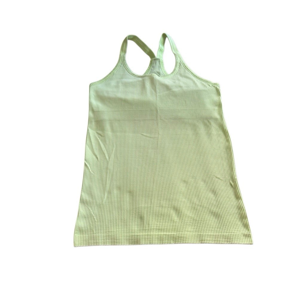 Lululemon Ebb To Street Tank Size 8 Heathered Clear Mint