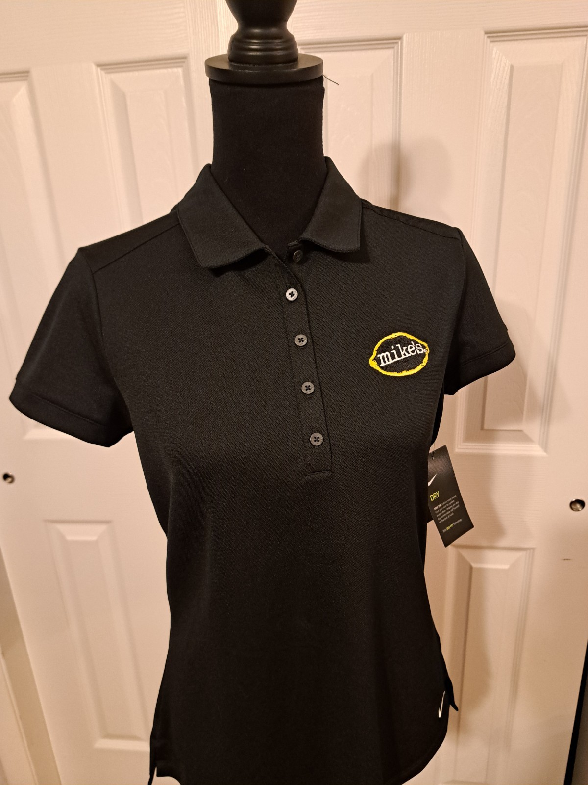 Nike Dri Fit Mike’s Hard Lemonade Embroidered Logo Polo Women Shirt Large
