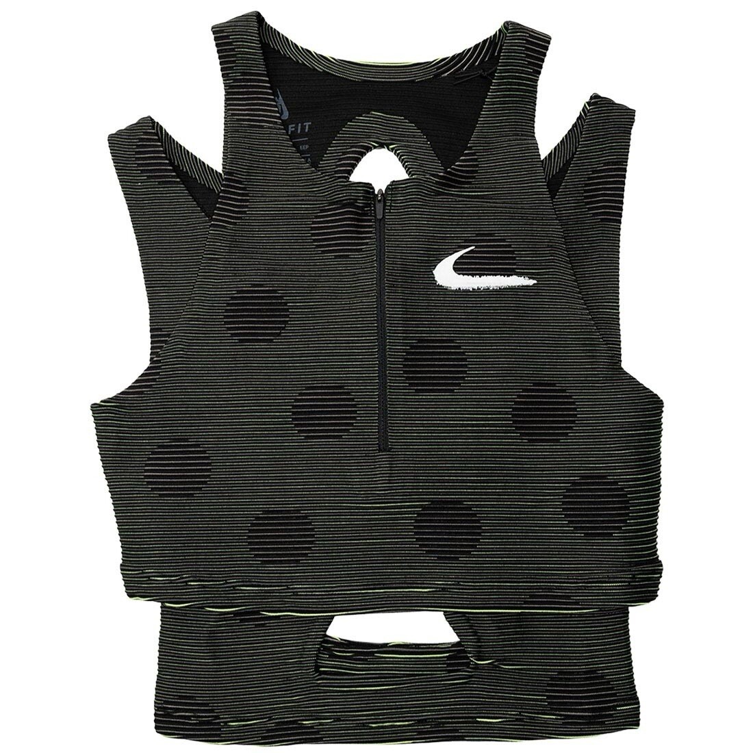 $225 SIZE XS 2 PIECE NIKE X OFF WHITE WOMEN’S SPORTS BRA CU2481-010 NIKELAB TOP