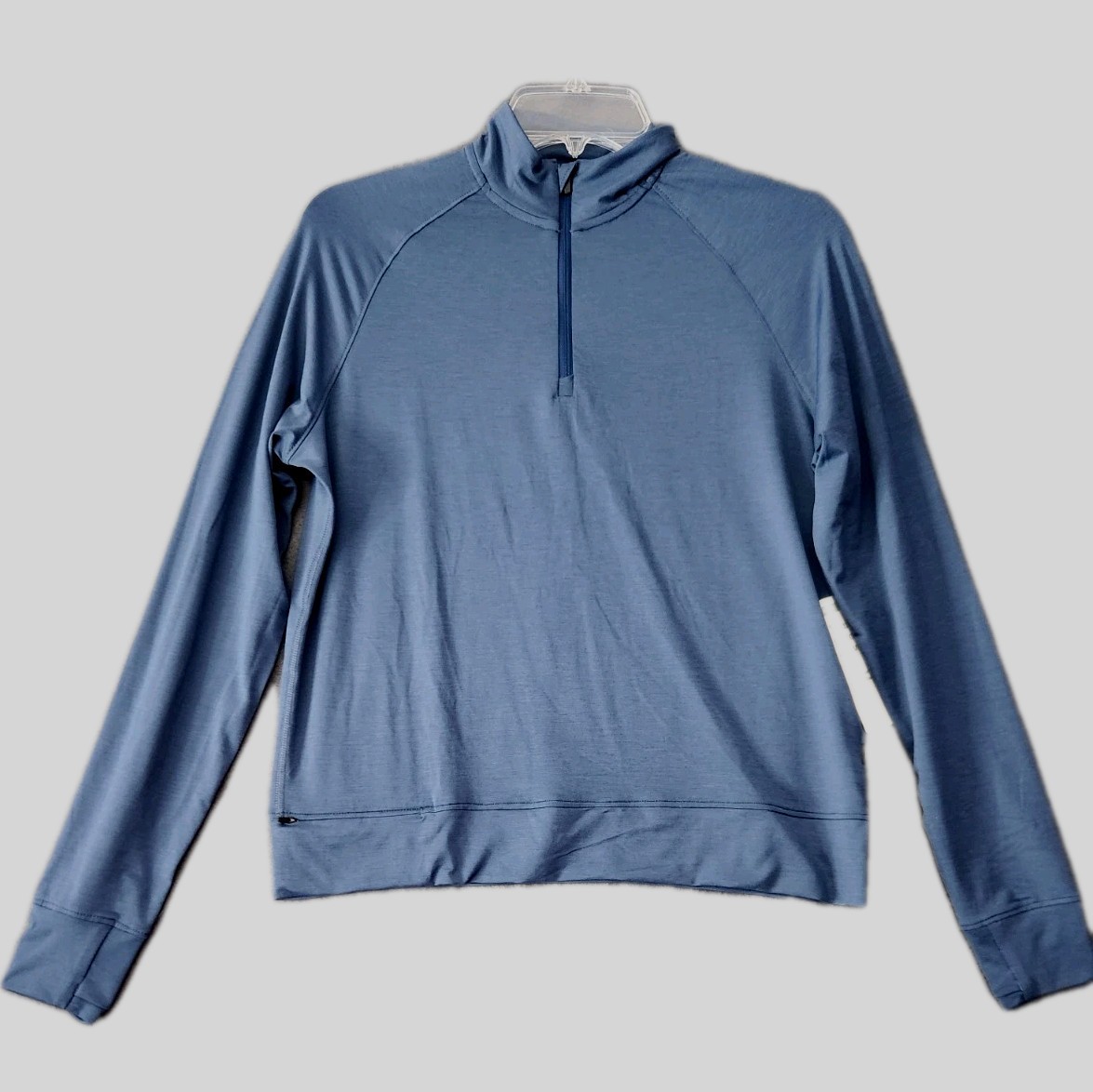 REI Womens Sz S Blue Active Pursuits 1/4 Zip Lightweight Hiking Pullover Top NWT