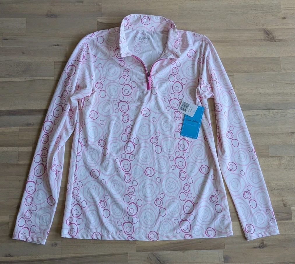 Court Haley Tempo Performance Long Sleeve Mock Quarter-Zip NEW (Size Small)