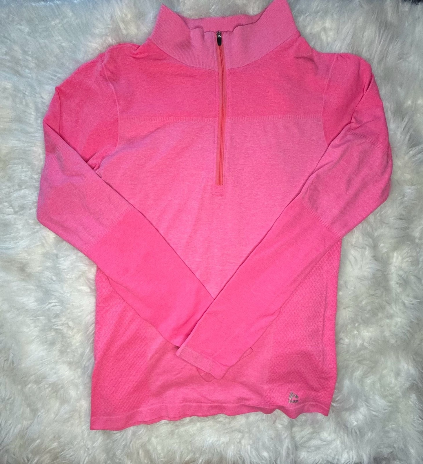 RBX Performance Womens Seamless Mock Neck 1/4 Zip Long Sleeve Athletic Pullover