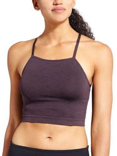 NWT Athleta Eagle Pose Bra, Wild Raisin SIZE L #350777 v1019