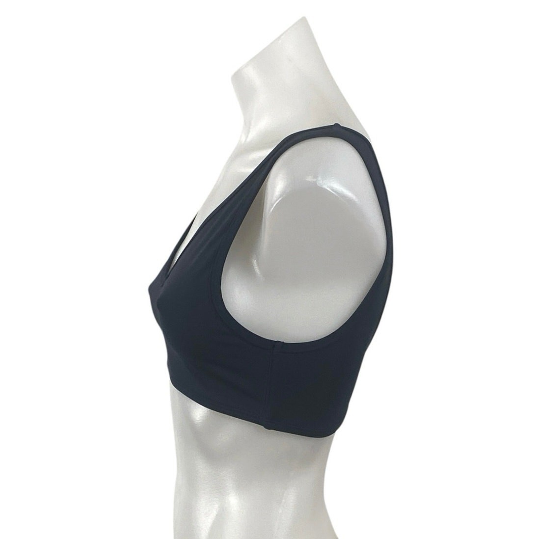 Set Active Black Backless Gym Yoga Workout Athletic Sports Bra Crop Top Size S
