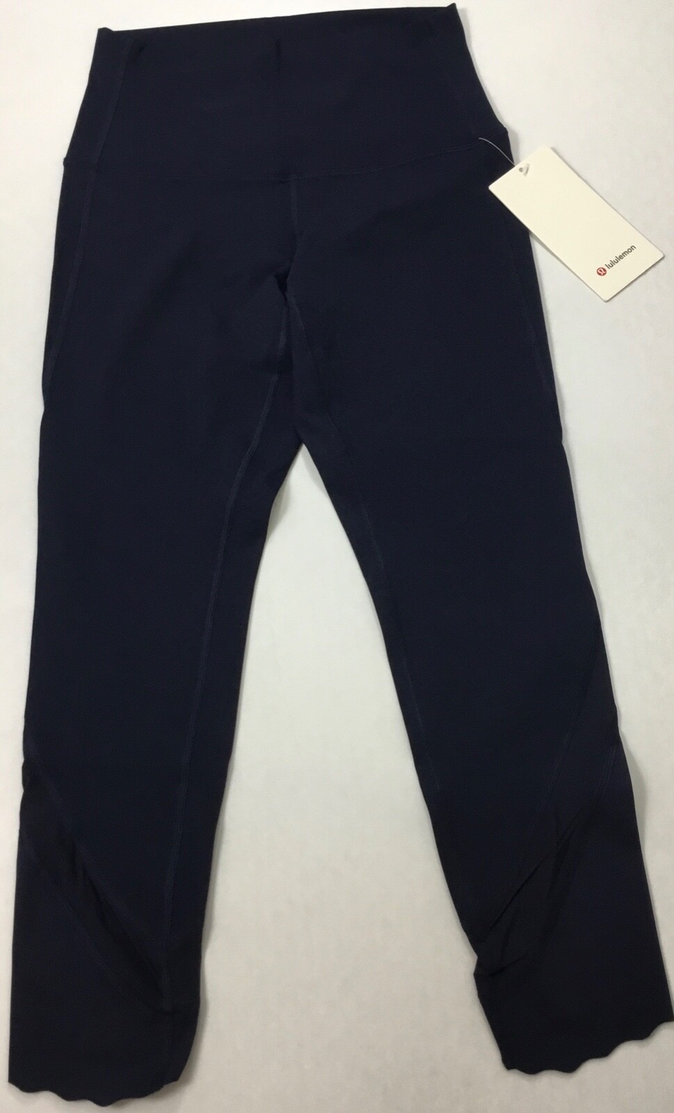 Lululemon Women Wunder Under Crop HR “23 *Scp LW6BF1S TRNV Navy Blue Size 4