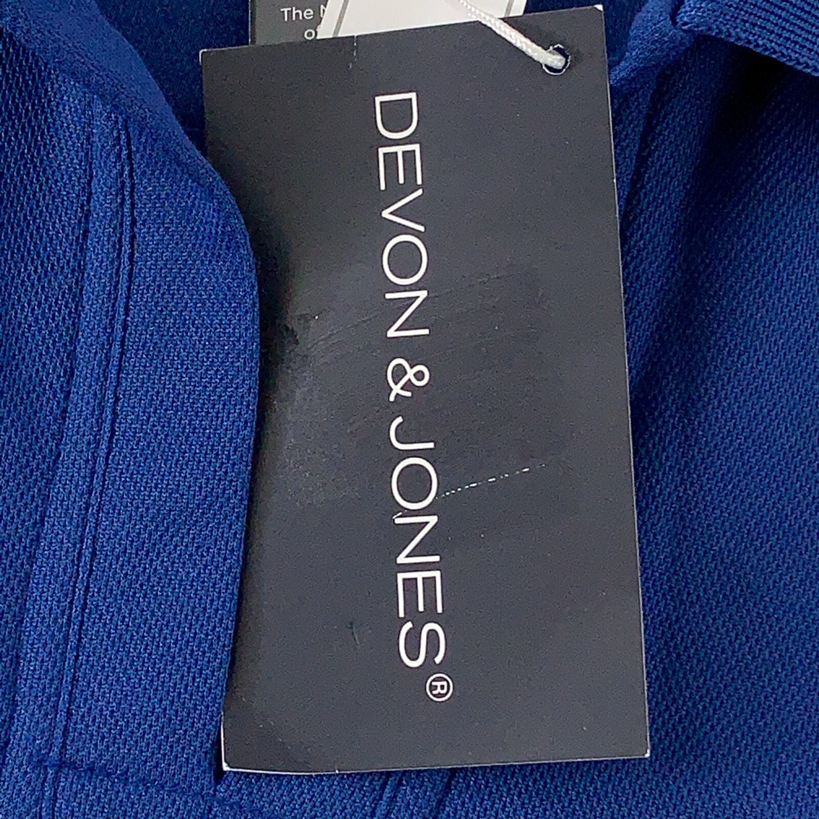 Devon Jones DG20LW CrownLux Performance Ladies Size XS Blue Long Sleeve Polo NWT