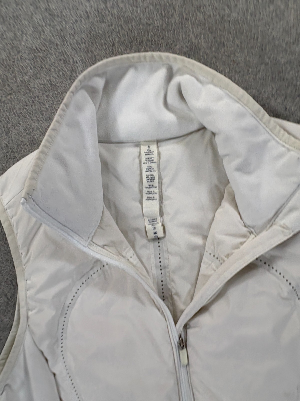 Lululemon Performance Athletic Jacket Vest (Women’s Size 8) White