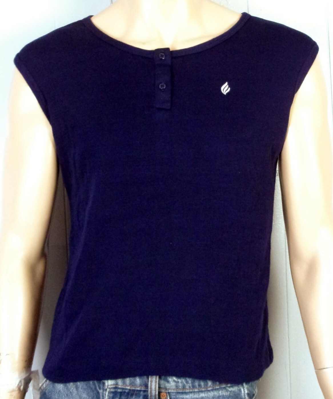 vintage 80s 90s Ektelon 100% Polypropylene Racquetball Tank Top Shirt Women’s L