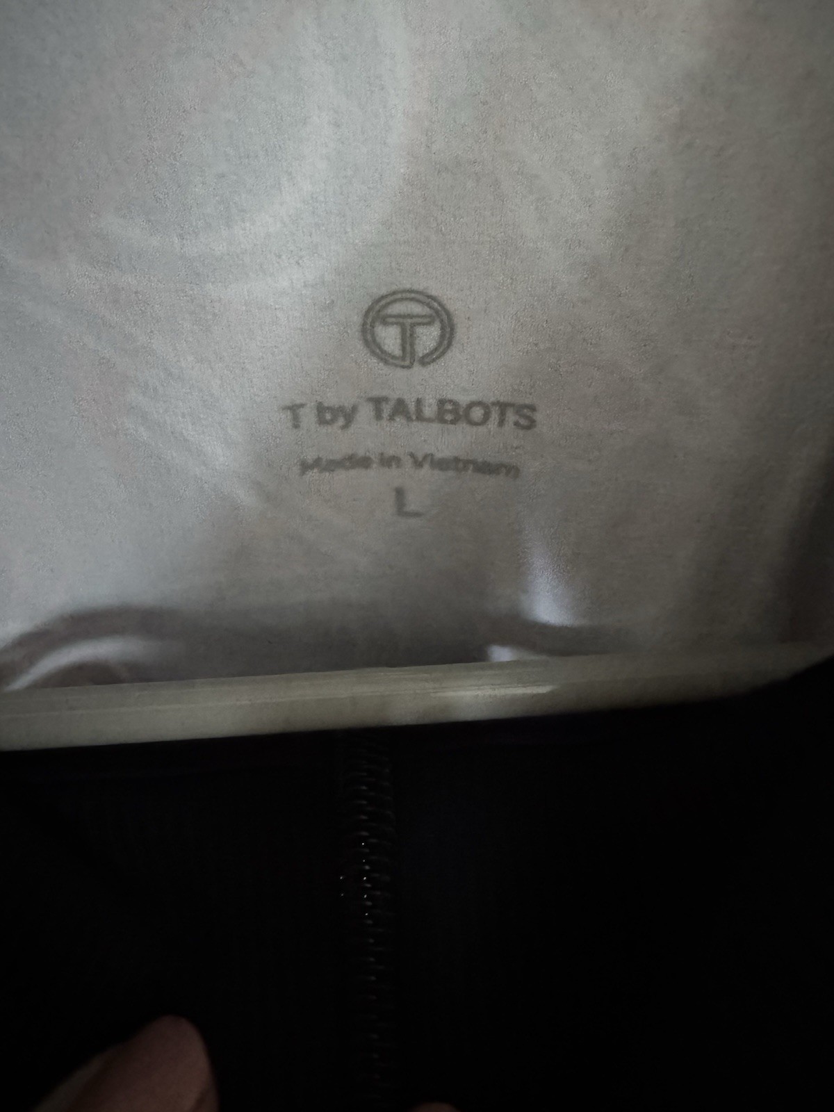 T By Talbots Performance Interlock 1/2 Zip Pullover Interlacing Loops Size Large