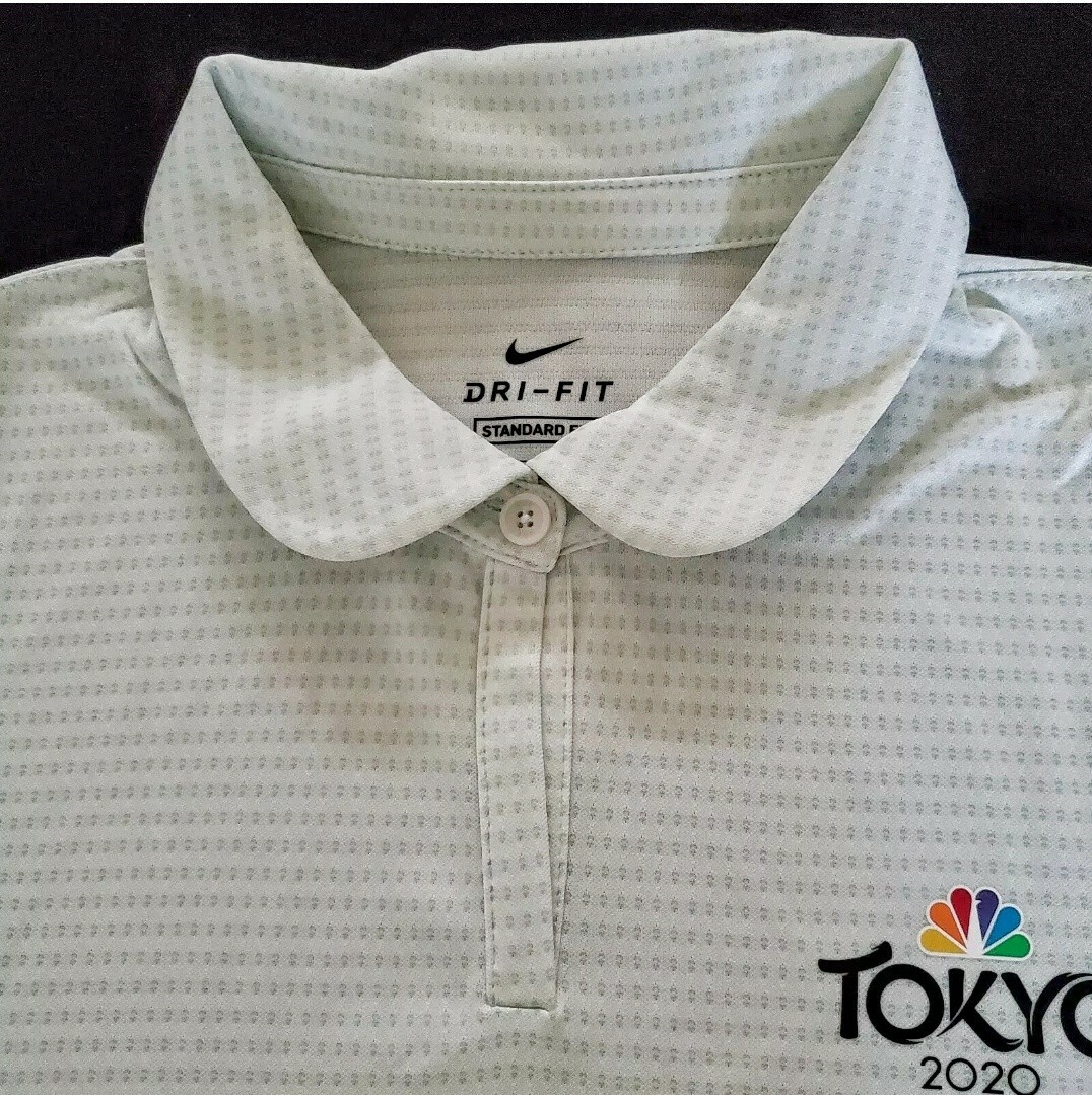 Nike Medium Training Tokyo 2020 Olympics NBC Women Polo Shirt Short Sleeve Golf