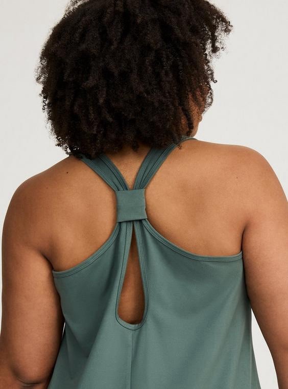 Torrid TRU Super Soft Performance Jersey Active Tank Dark Forest (Green) Size 2X