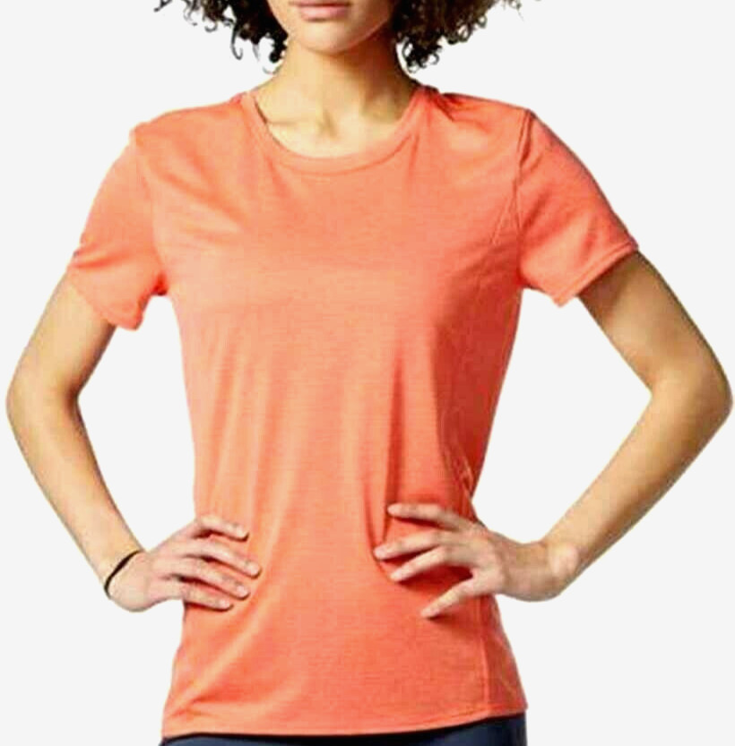 adidas Climalite Active Running Tee Women’s Size XL Reflective Short Sleeve