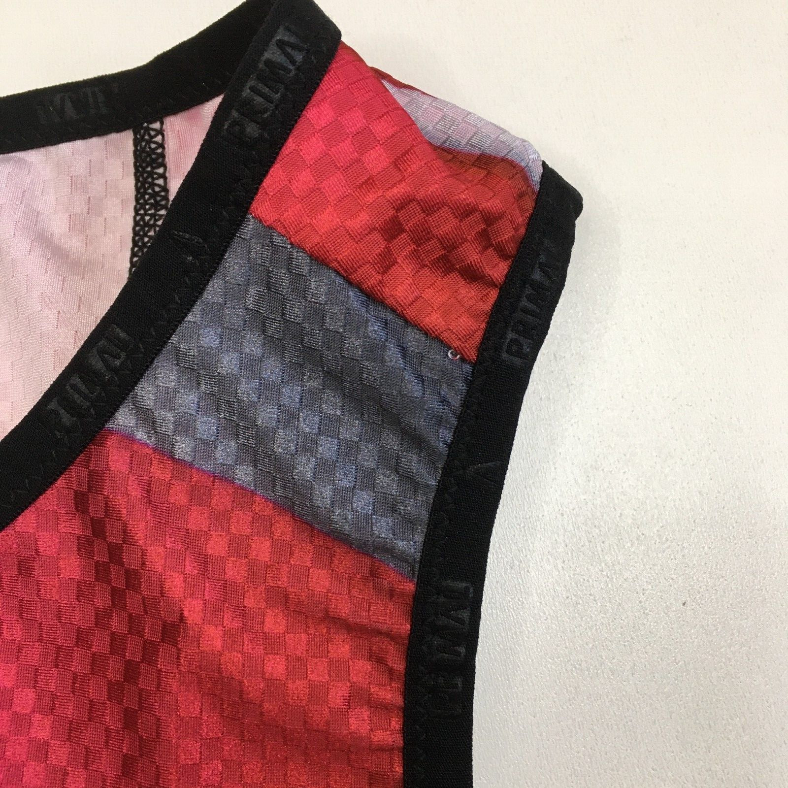 NWT PRIMAL MultiColor Print Full Zip Fitted Triathlon Active Top Womens sz Small