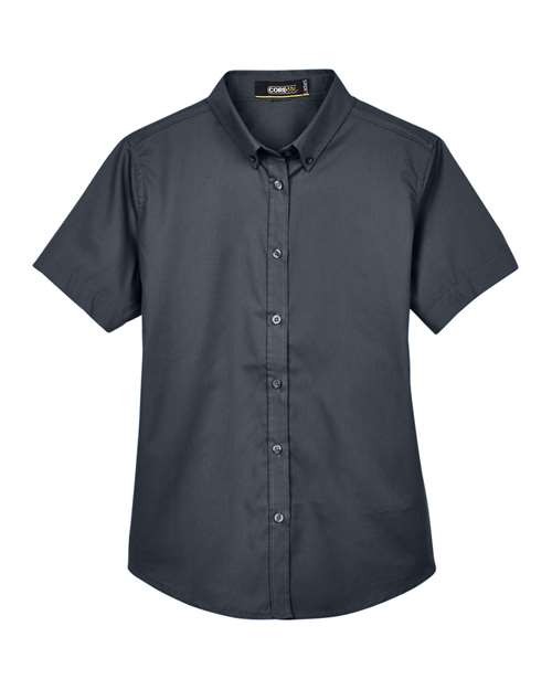 CORE365 Women’s Optimum Short Sleeve Twill Shirt 78194