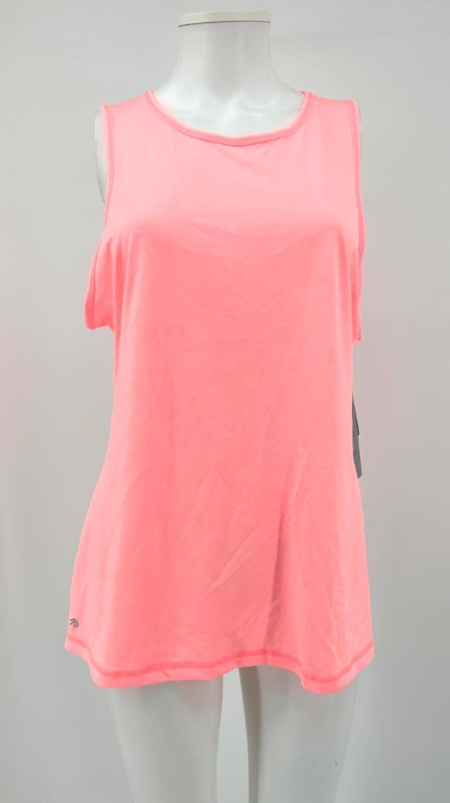 Ideology Top Keyhole Back Tulip Pink Tank Women L NEW NWT 528