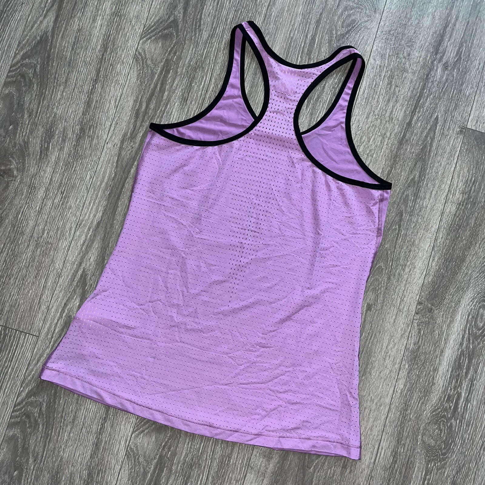 Nike Pro Hypercool Racerback Mesh Tank Top Lavender Purple Womens L Training