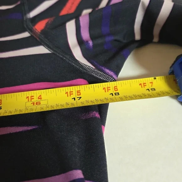 Columbia Womens Trail Crush Halfzip Pullover Sz M Omni-wick Black Purple Pink