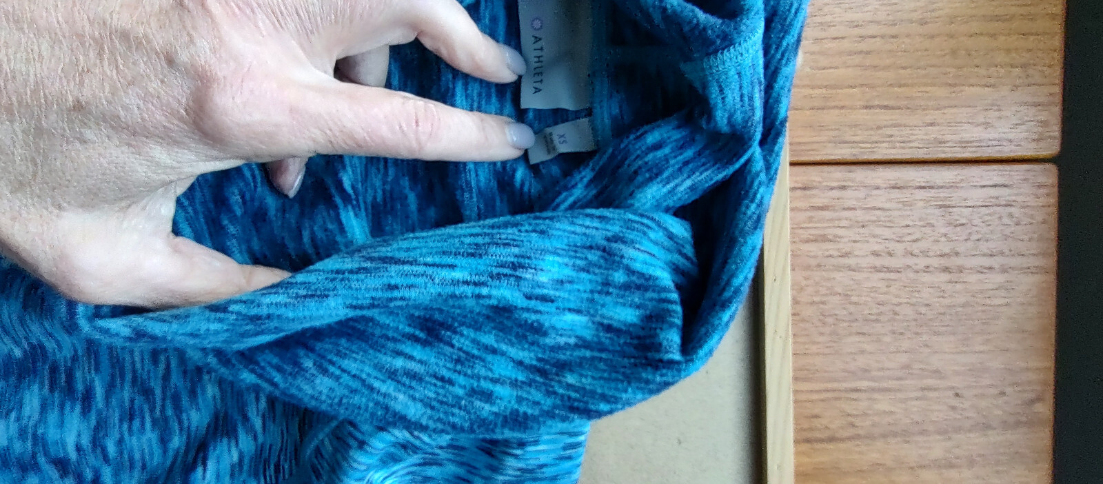Athleta 女式 x 小圆领套头卫衣 Space Dye Tranquility 930314 –