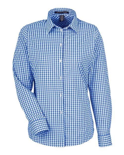 Devon & Jones Women’s CrownLux Performance Gingham Dress Shirt DG536W