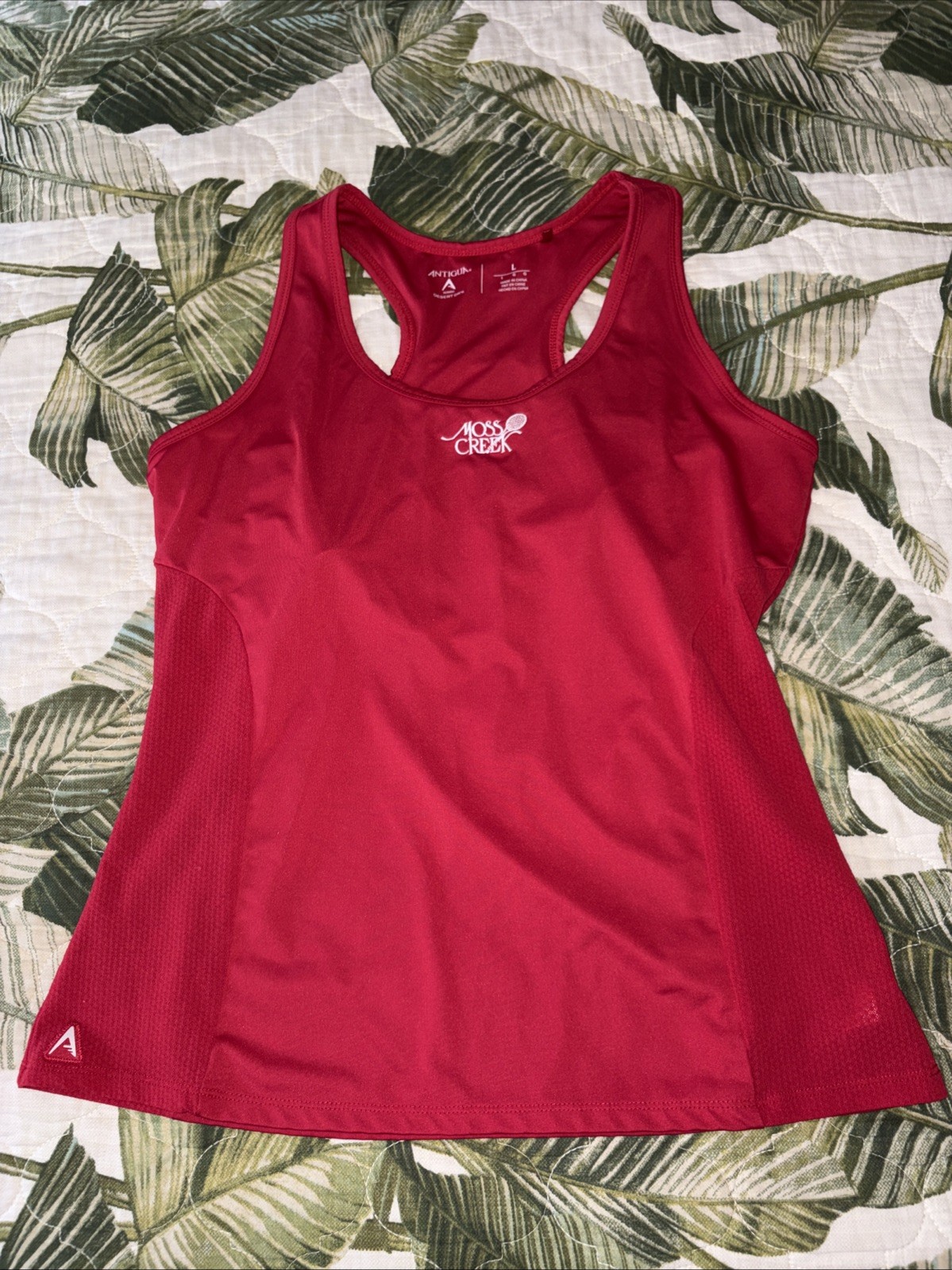 WOMENS Antigua TANK TOP SHIRT Sports Bra Tennis FITNESS Dessert Dry