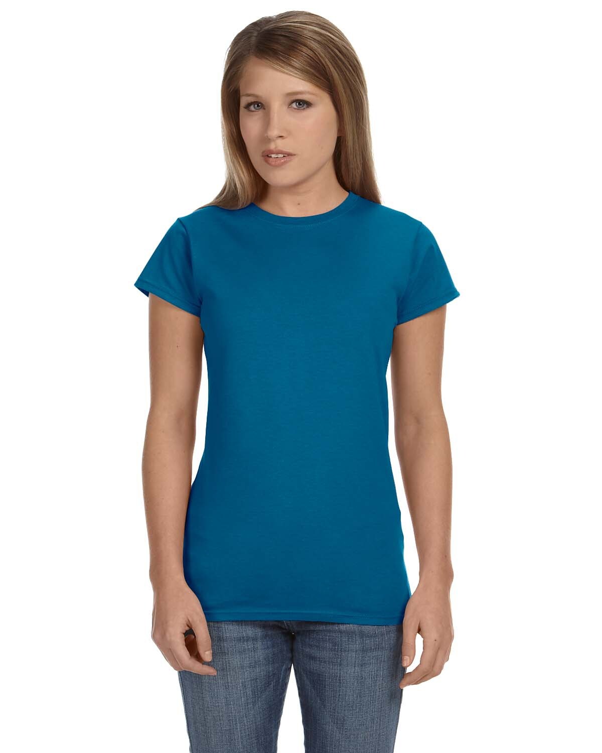 Gildan Ladies’ Softstyle 4.5 oz. Ringspun Cotton Fitted T-Shirt G640L S-3XL