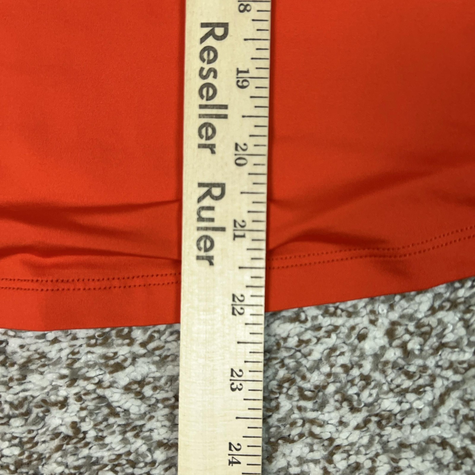 Nike Shirt Womens XS Orange Dri FIT Short Sleeve Nike One Running Gym Workout