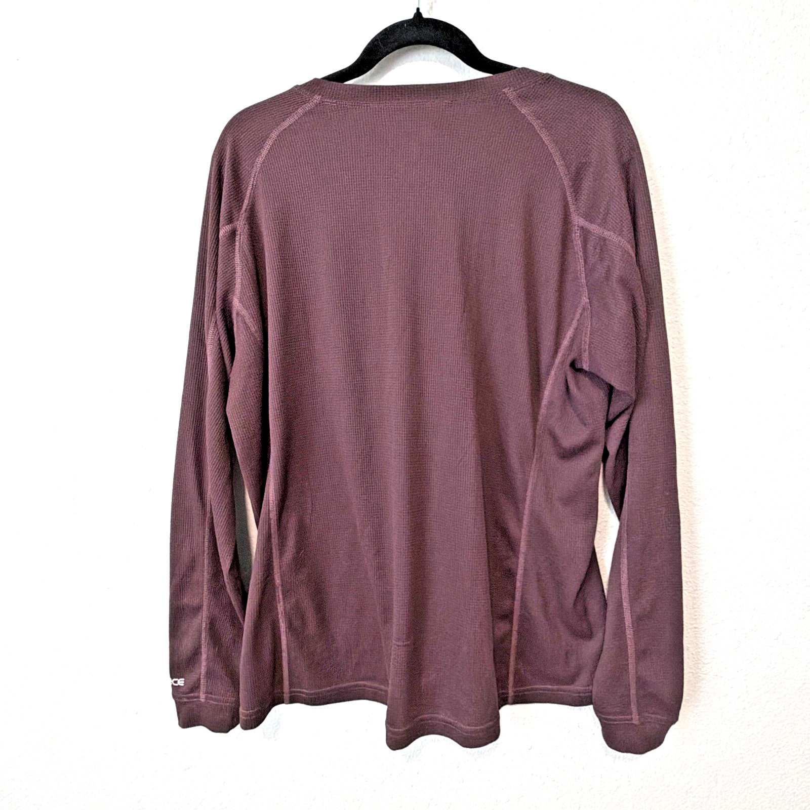 Carhartt Force Waffle Thermal Base Layer Women’s XXL Burgundy Crewneck Shirt