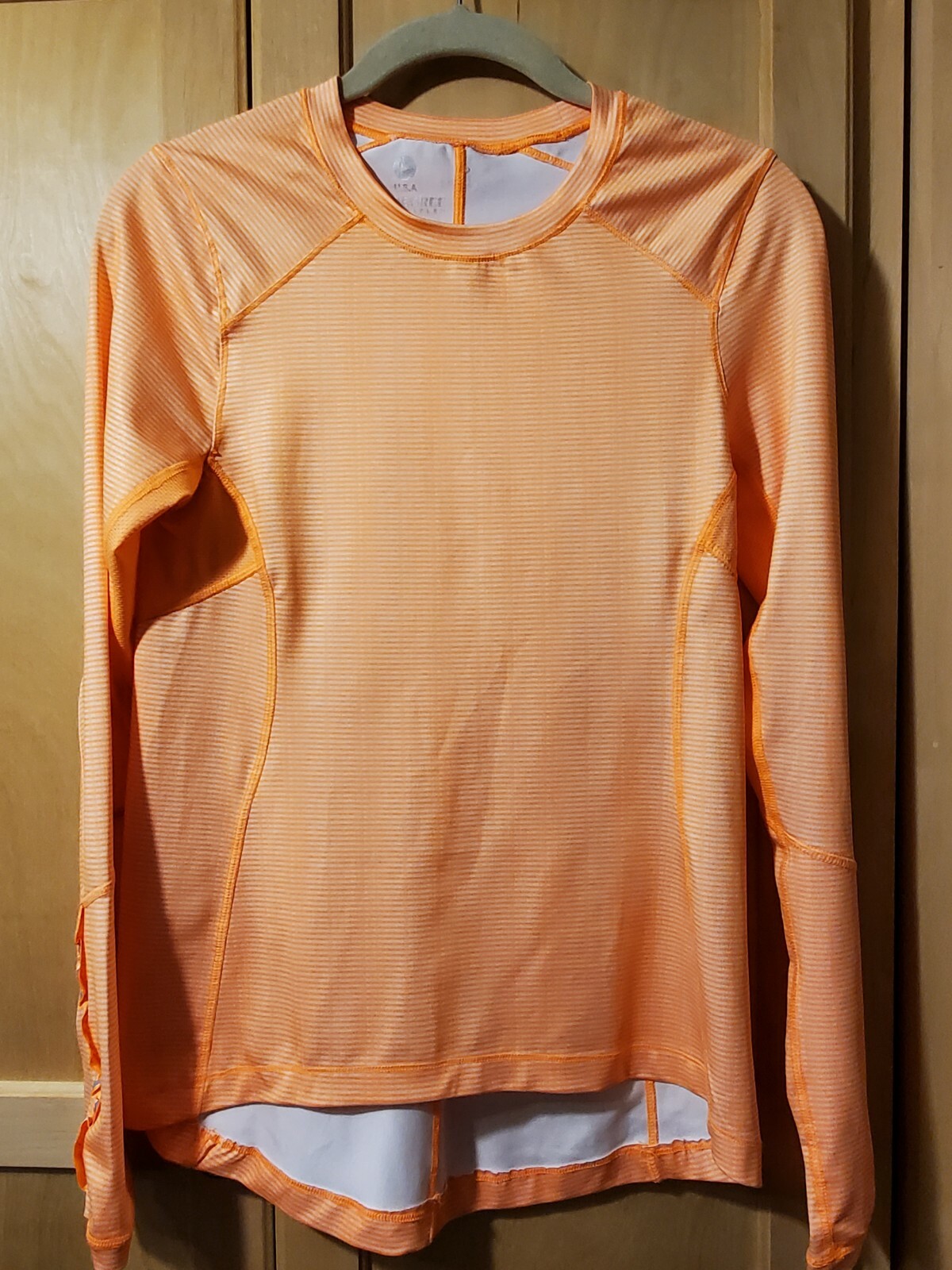 NEW 90 Degree High Performance Athletic Yoga Knit Top Long Sleeve Crewneck Small