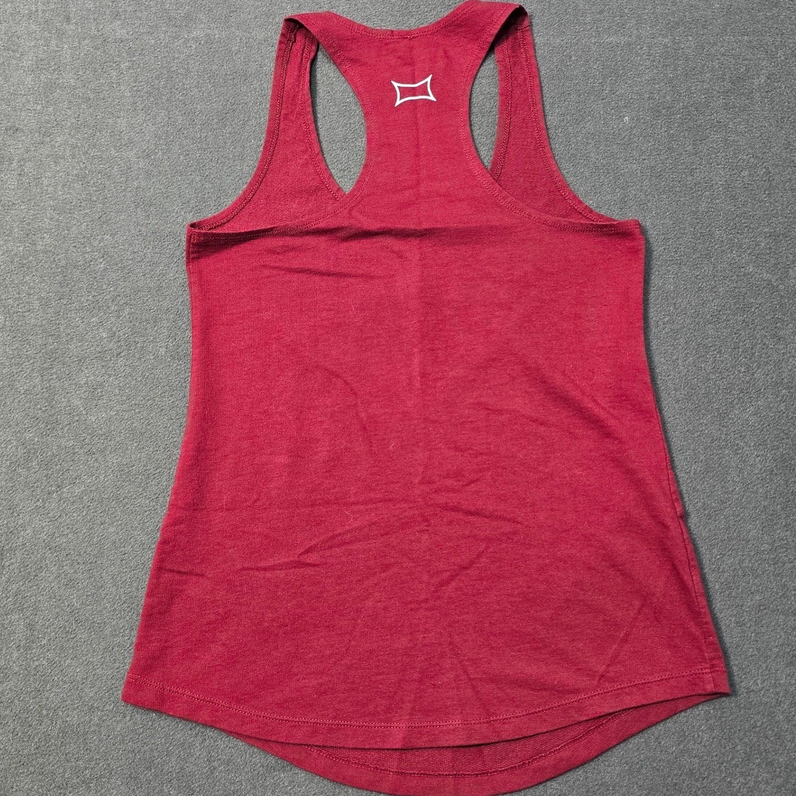 Super Training Power Bear Racerback Tank Top Red Small Gym Workout USA Made