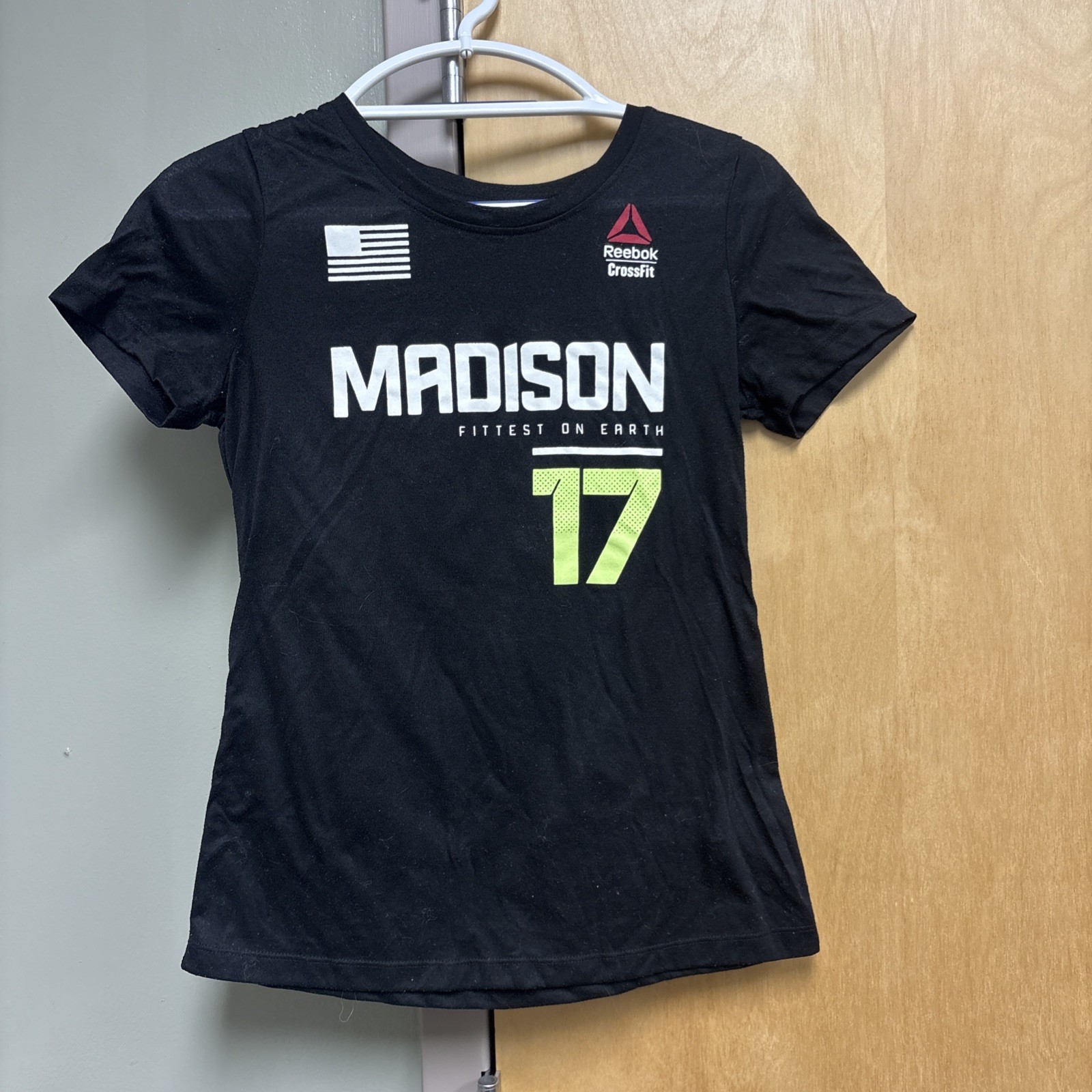 Reebok Speedwick / Women’s / size Small / Madison CrossFit Black Tshirt