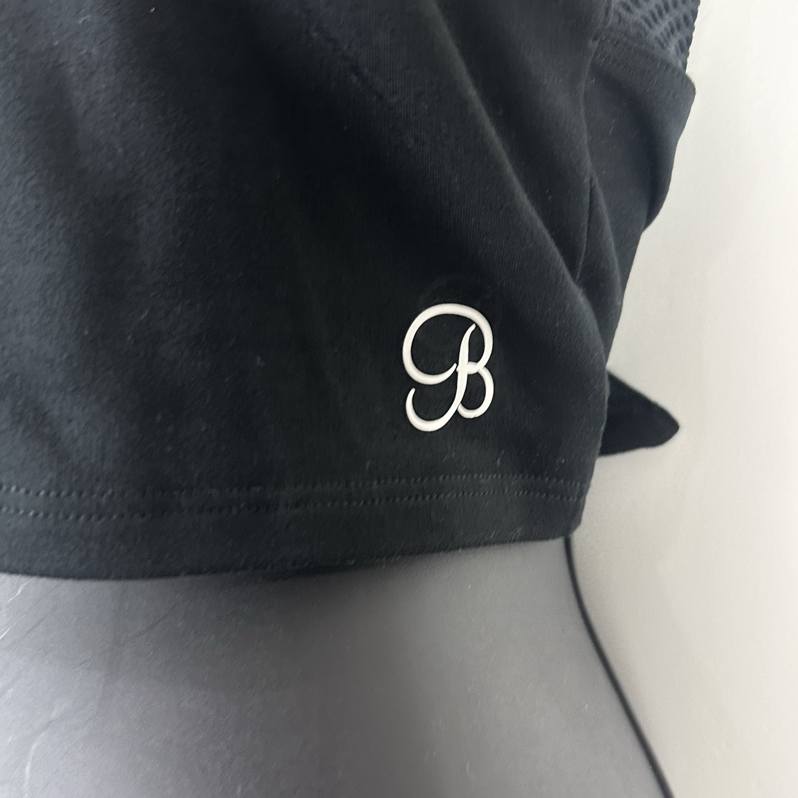 Bombshell Sportswear Styled Workout Tank Black Size Small tie back