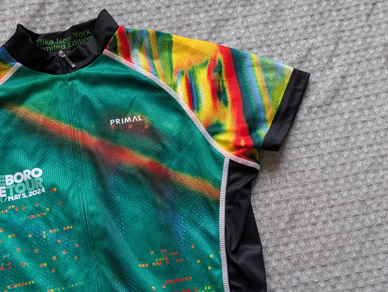 Primal Cycling Jersey Womens Small Multicolor TD Five Boro Bike Tour 2024 NYC