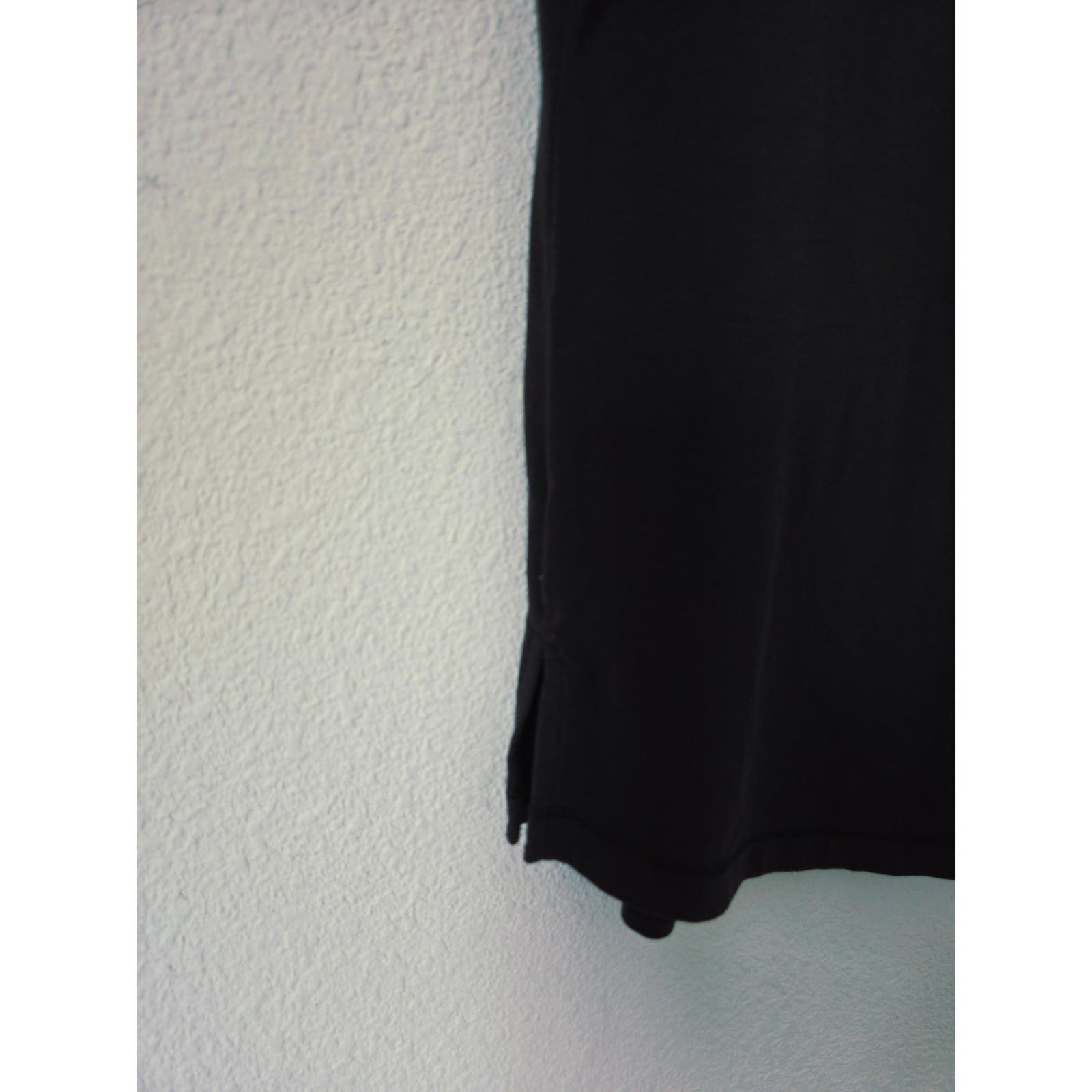 Athleta Essential V-Neck Tee Black Short Sleeve Activewear Shirt Womens Medium