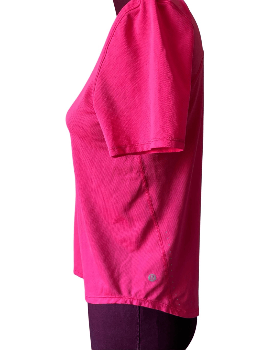 Lululemon High-Neck Running and Training T-Shirt pink size S