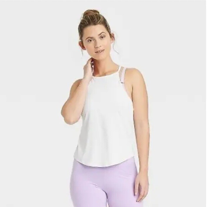 All in Motion Sprint Free Tank NWT White Size M