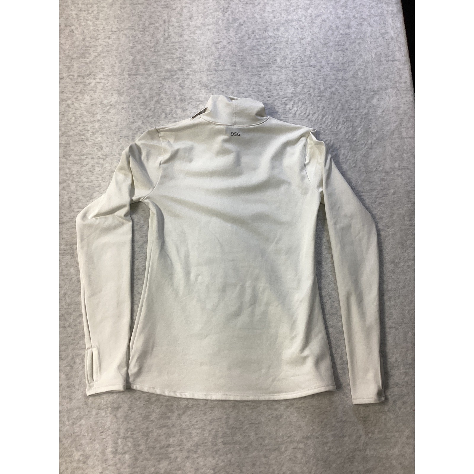 DSG Womens Cold Weather Compression Turtle Neck Pure White DAW23600 Small NWT