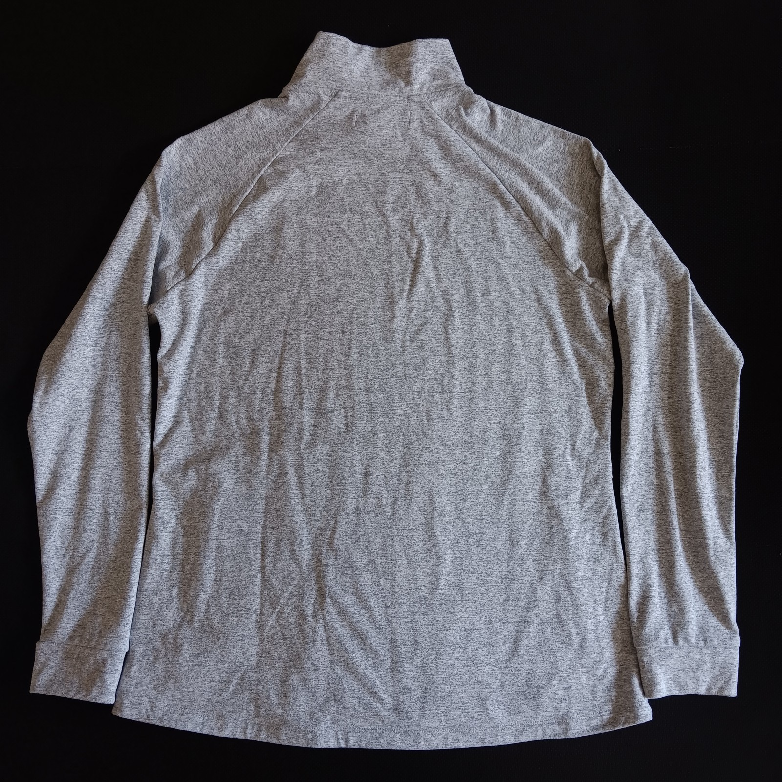 KYODAN Outdoor Comfort Soft pullover sweater G/L kangaroo pocket gray mock neck