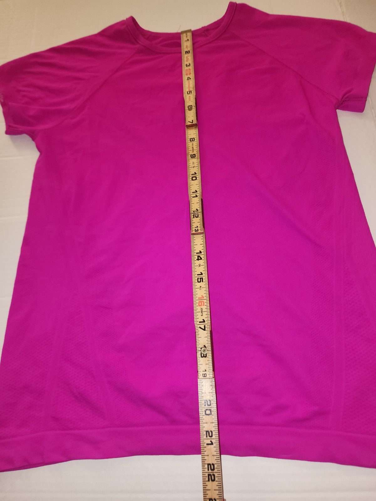 *no Tag* Athleta Pink Stretch Breathable Crew Neck Short Sleeve Running XS/Sm