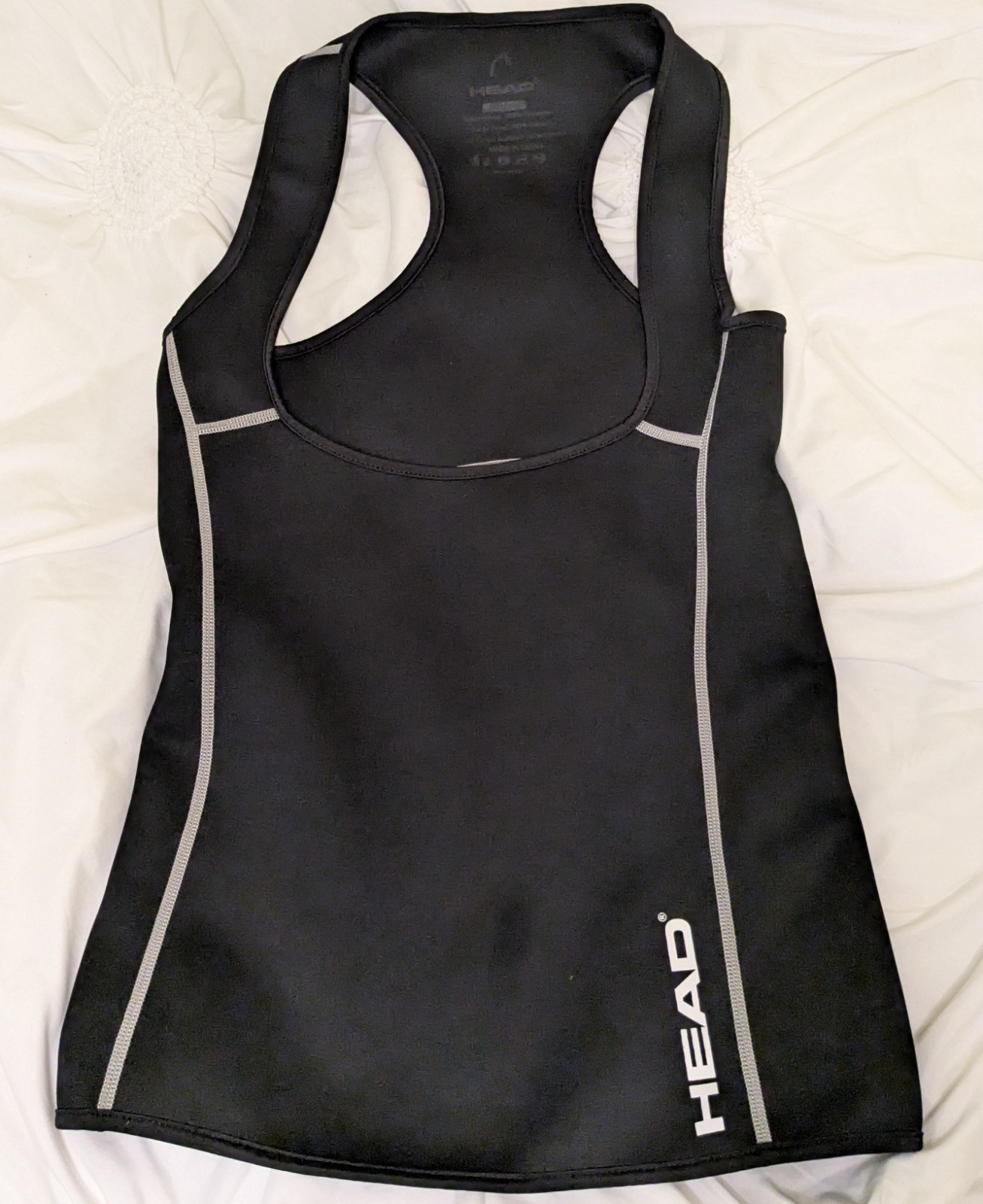 Head Neoprene Activewear black Tank Women Size Small Slimming Surfing