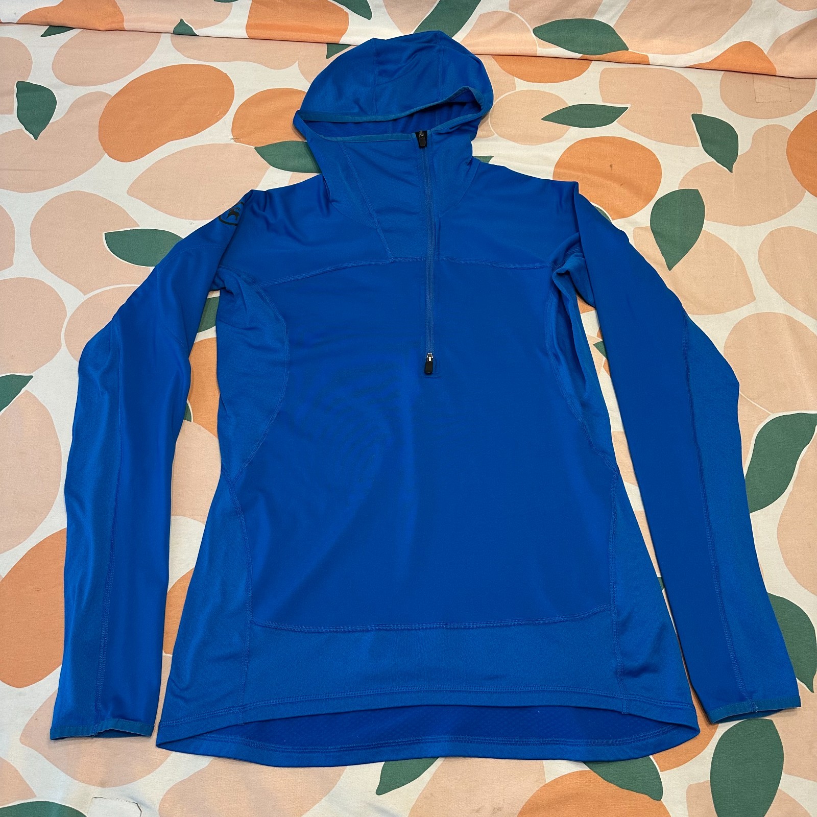 Backcountry Hybrid Grid Fleece Pullover Women’s Medium Blue Activewear Hiking