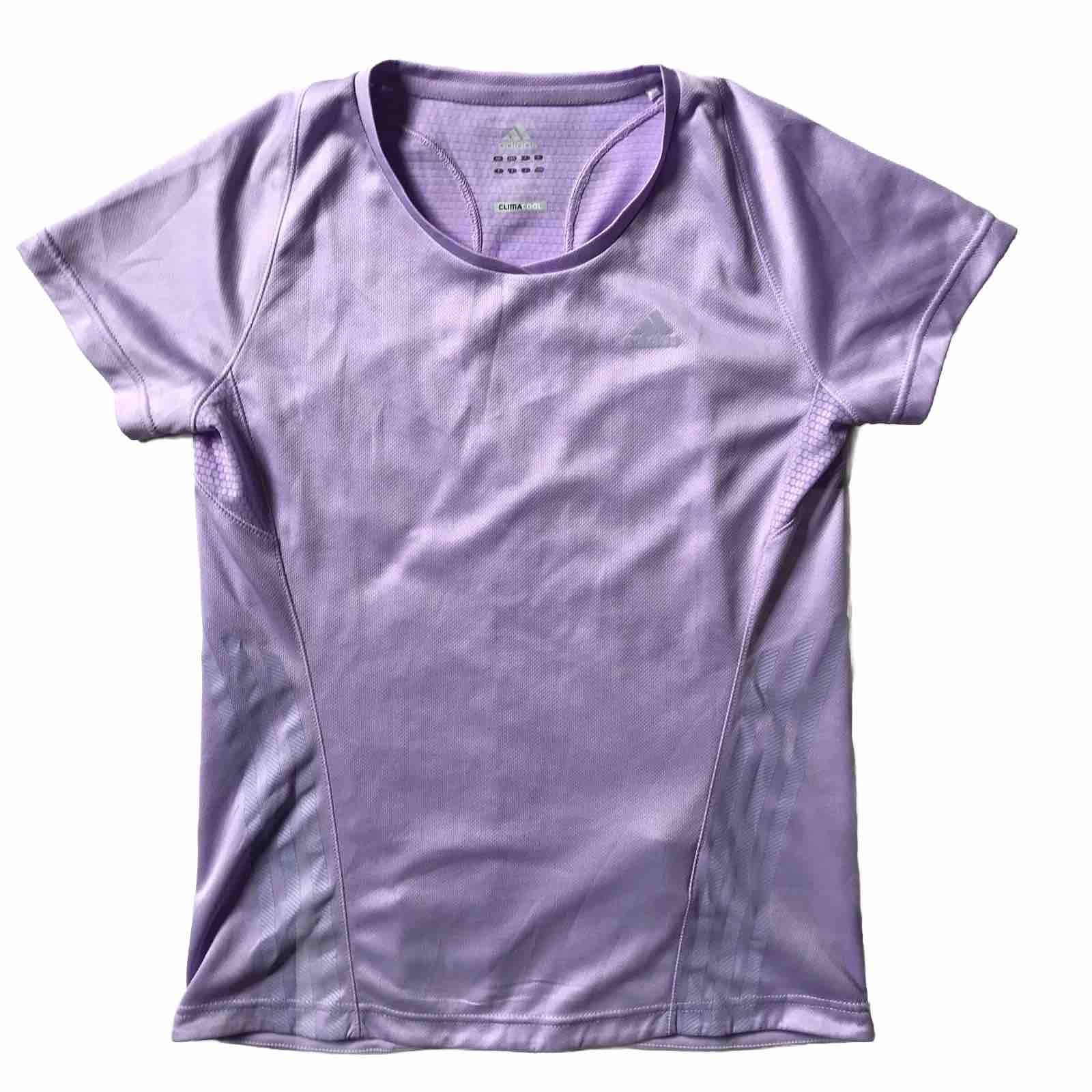 Adidas Climacool Shirt Women M Lavendar Purple Supernova Mi Performance Active