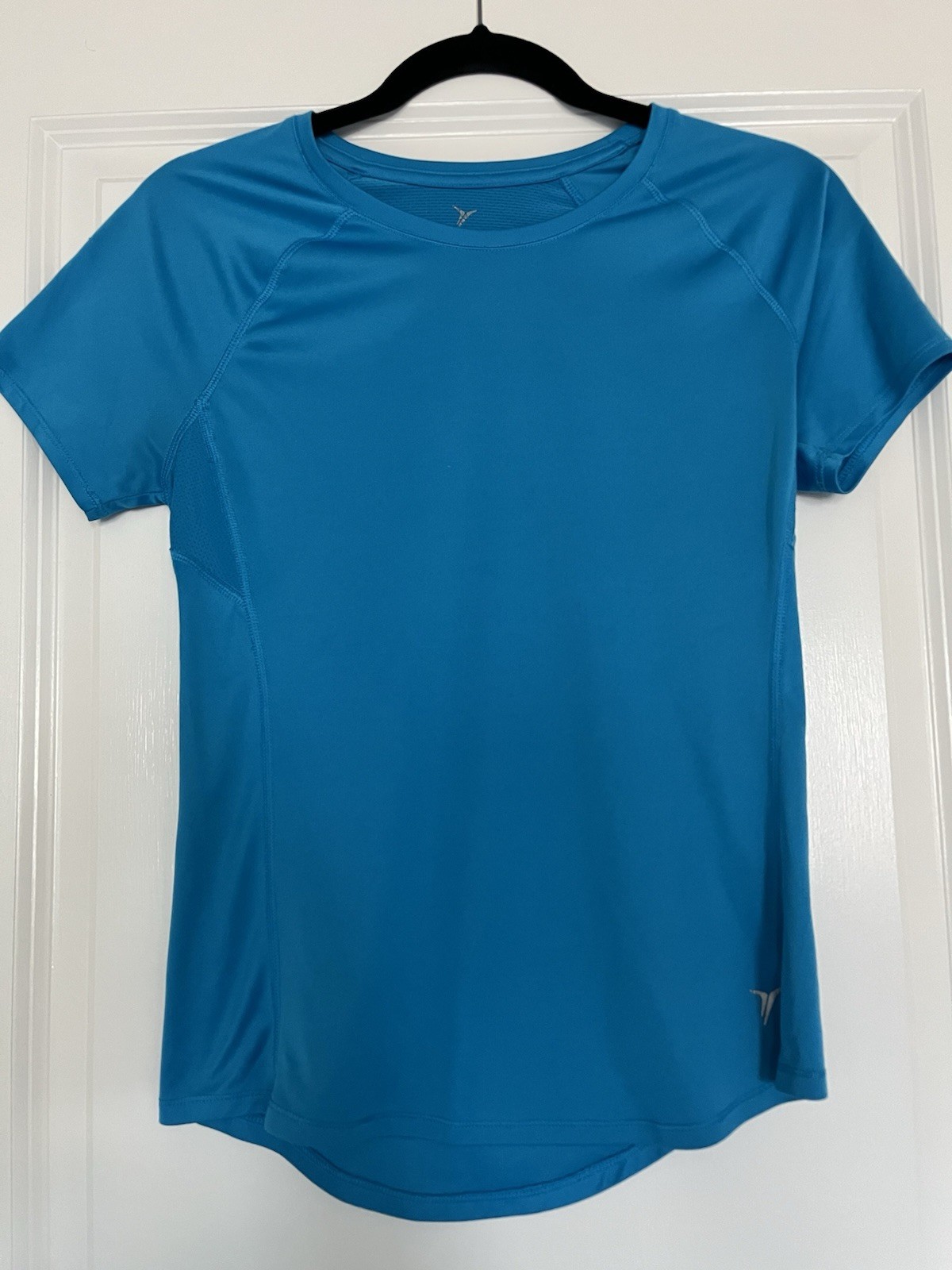 Active By Old Navy Athletic Short Sleeves Light Blue Breathable Shirt Size Small