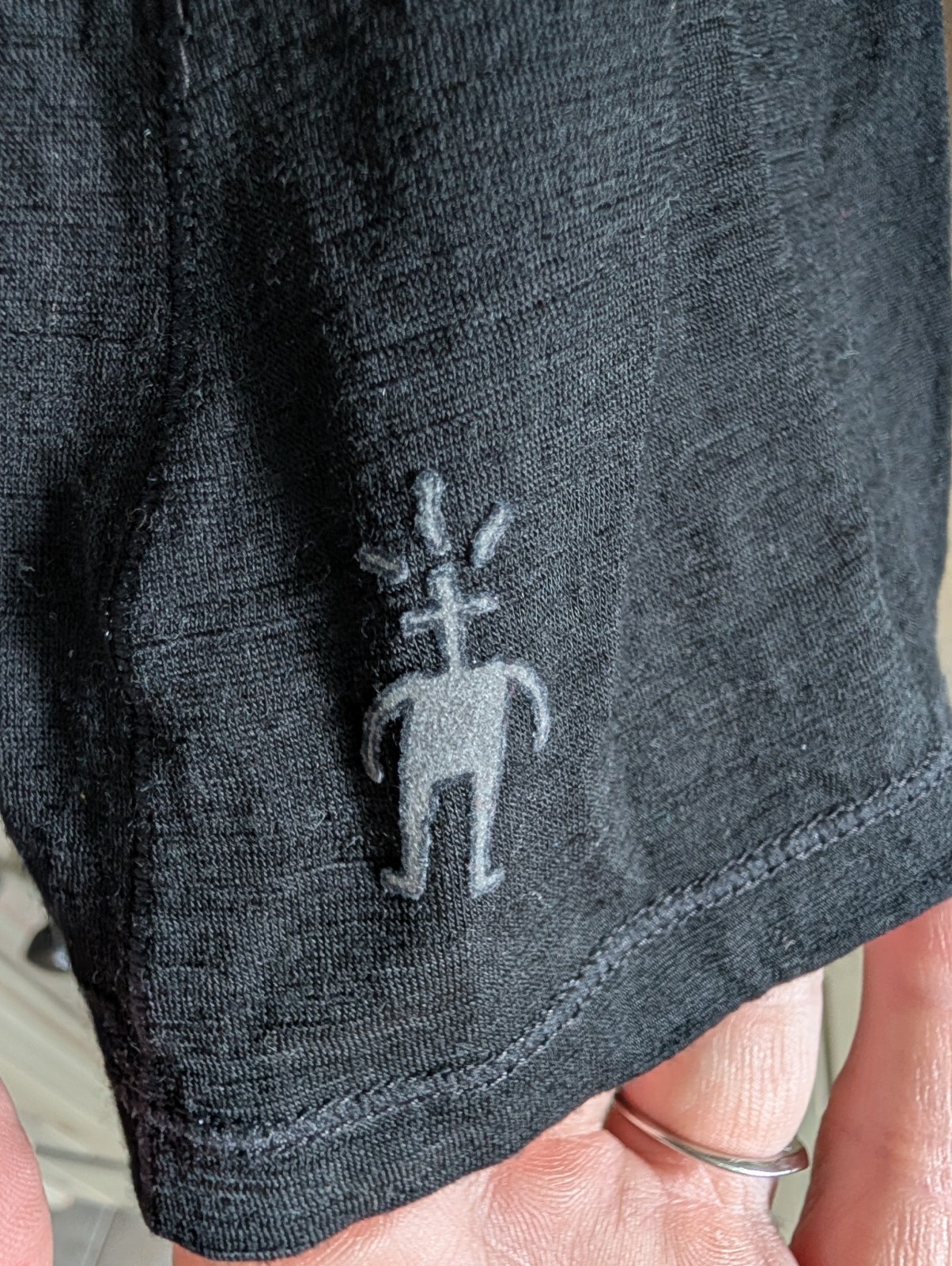 Smart Wool Base Layer Long Sleeve Merino Wool Black Size Small