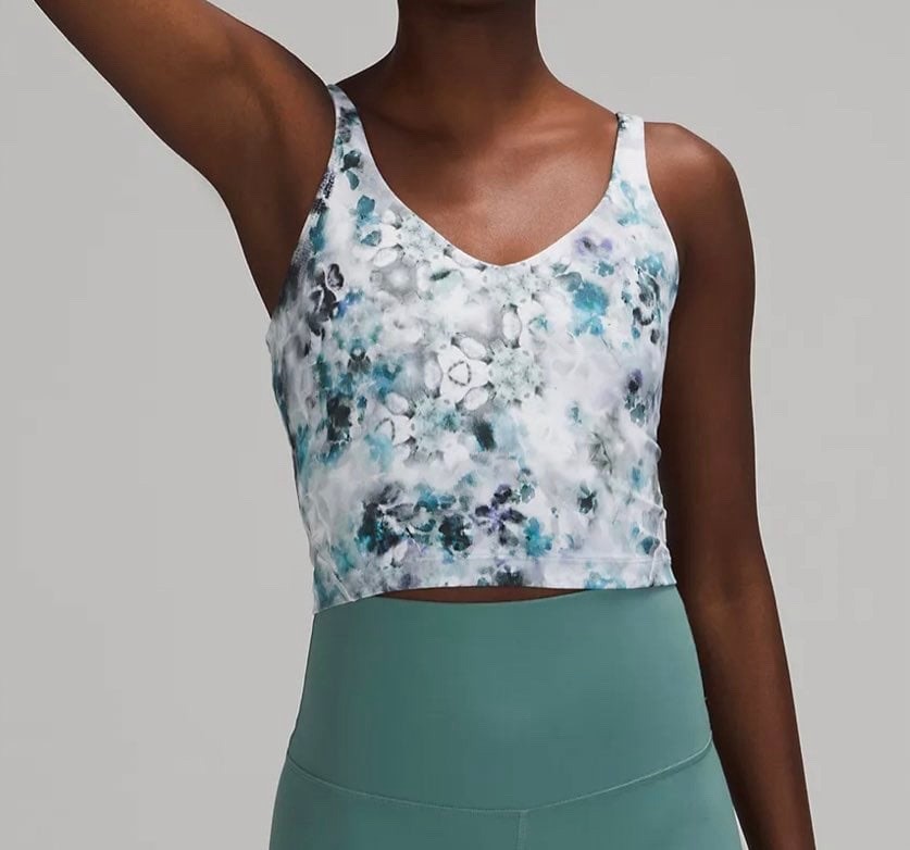 Lululemon Align Crop Tank Top Kaleidofloral Multi 4