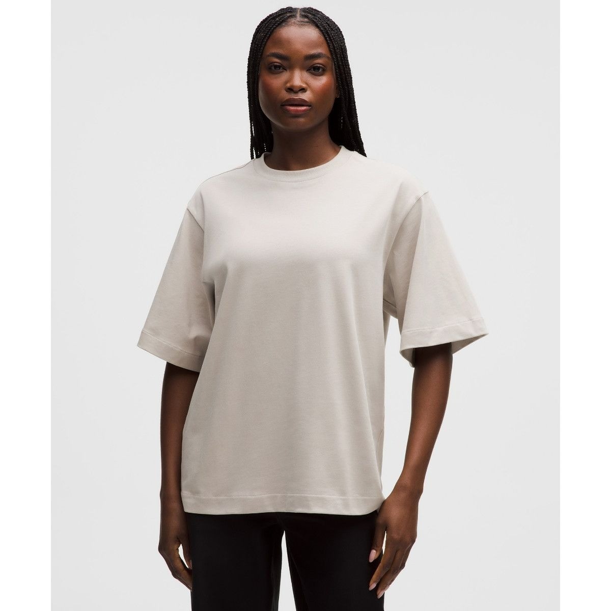 Lululemon Heavyweight Cotton Oversized T-Shirt | Downtown Tan | NWT | Size XS