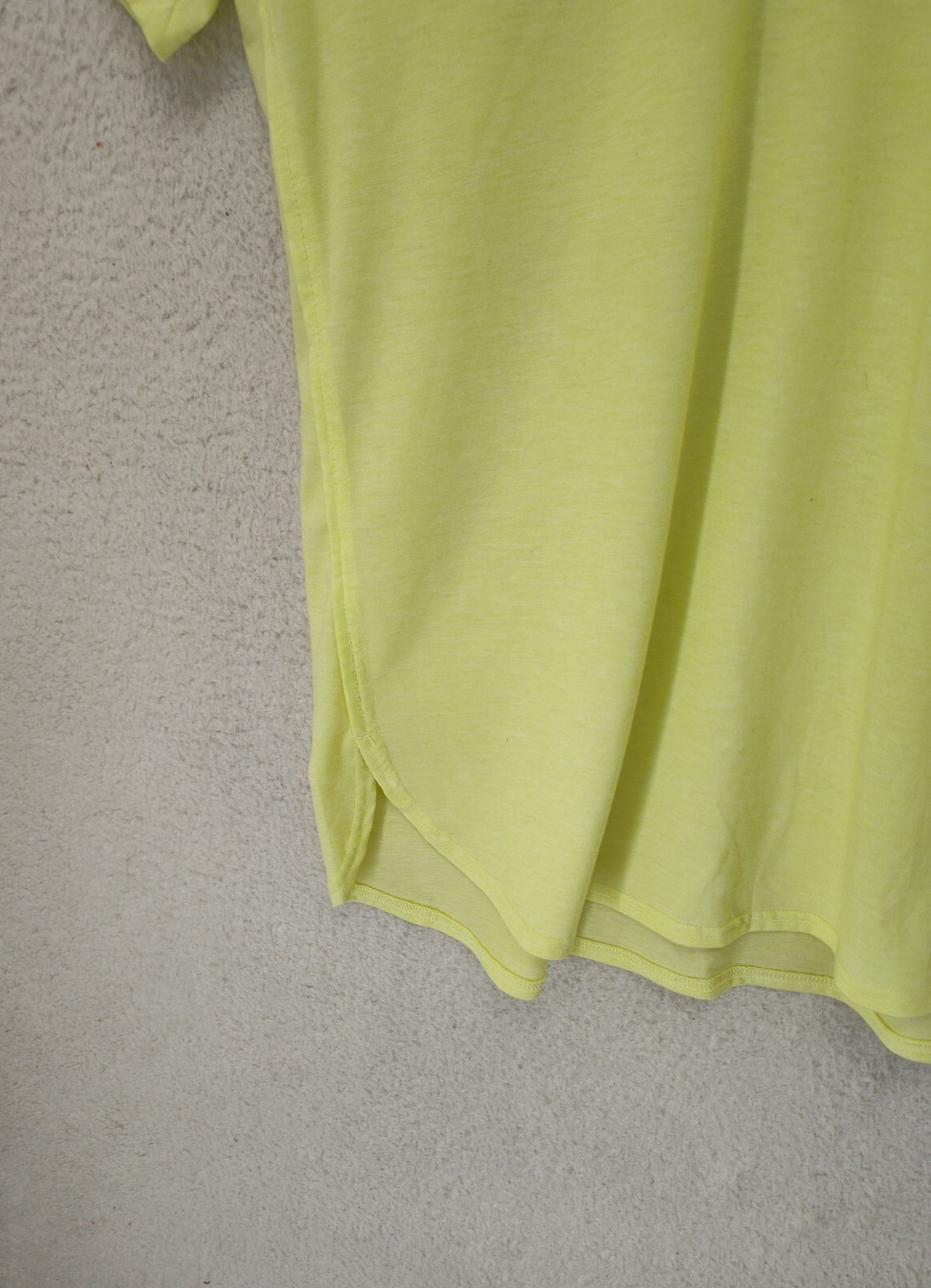 Tek Gear Women Top Extra Large Yellow Poly Blend Short Sleeve Workout Gear