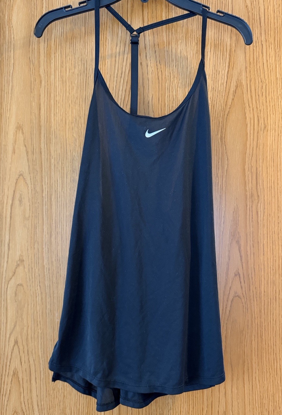 Nike Dri-FIT Women’s Black Racerback Tank Top Athletic Fit Scoop Neck Regular L