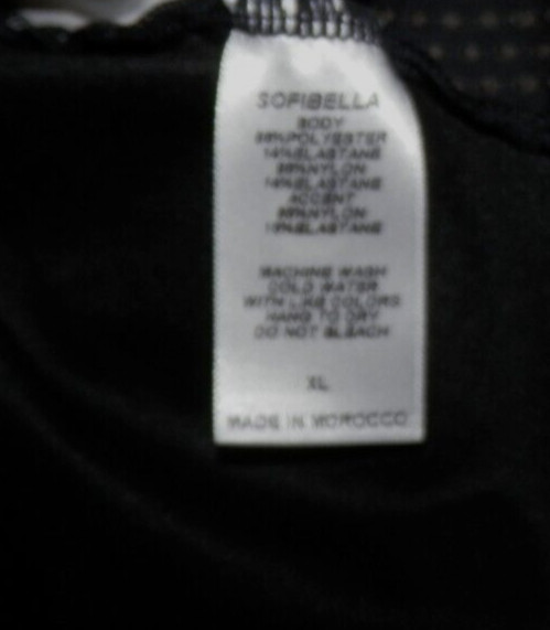 Sofibella Rosetta Performance Tank Top Sleeveless Top XL