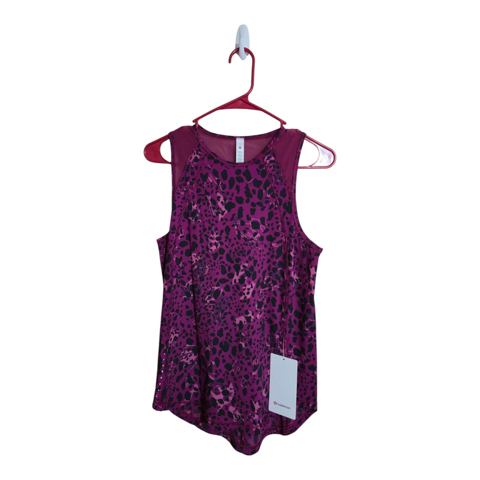 Lululemon Top Women 4 Multicolor Sculpt Tank Athleisure Sportswear LW1CSLS