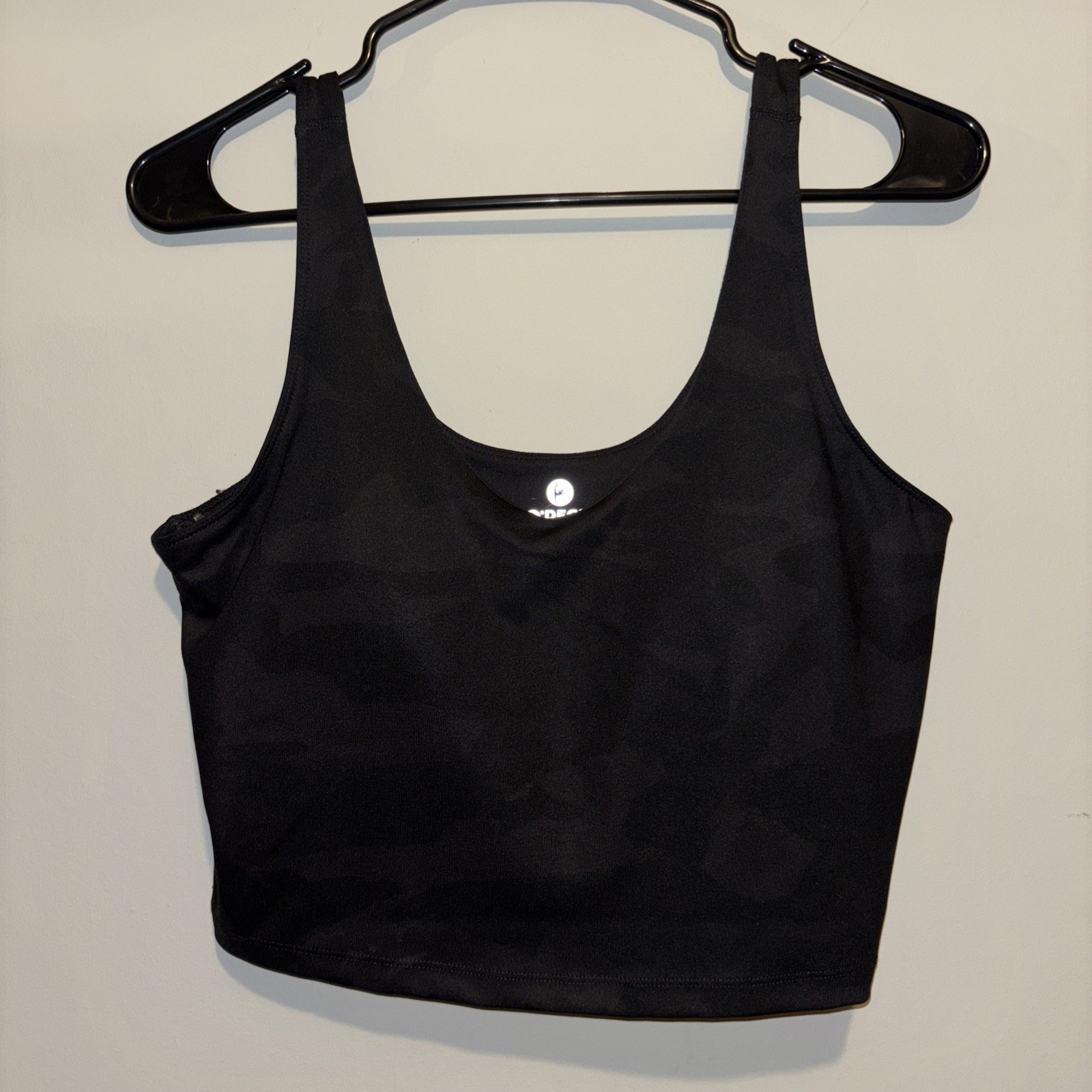 90 Degree Reflex Everyday Cloud Support Crop Tank Top Built-in Bra Sports Large